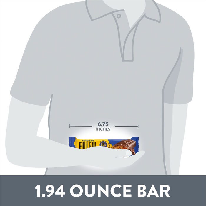 Image of FULFIL Chocolate Chocolate Chip Flavored Protein Bar Box, 1.94 oz ea. (12 count) Packaging